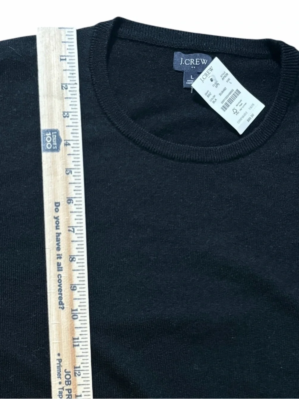 J. Crew Merino wool-blend crewneck sweater